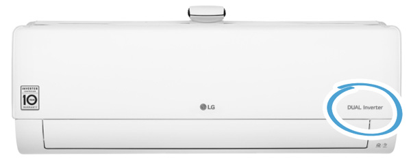 LG Dual inverter airco techniek 